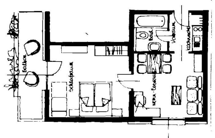 Apartamento Unterwirt Bad Kleinkirchheim Habitación foto
